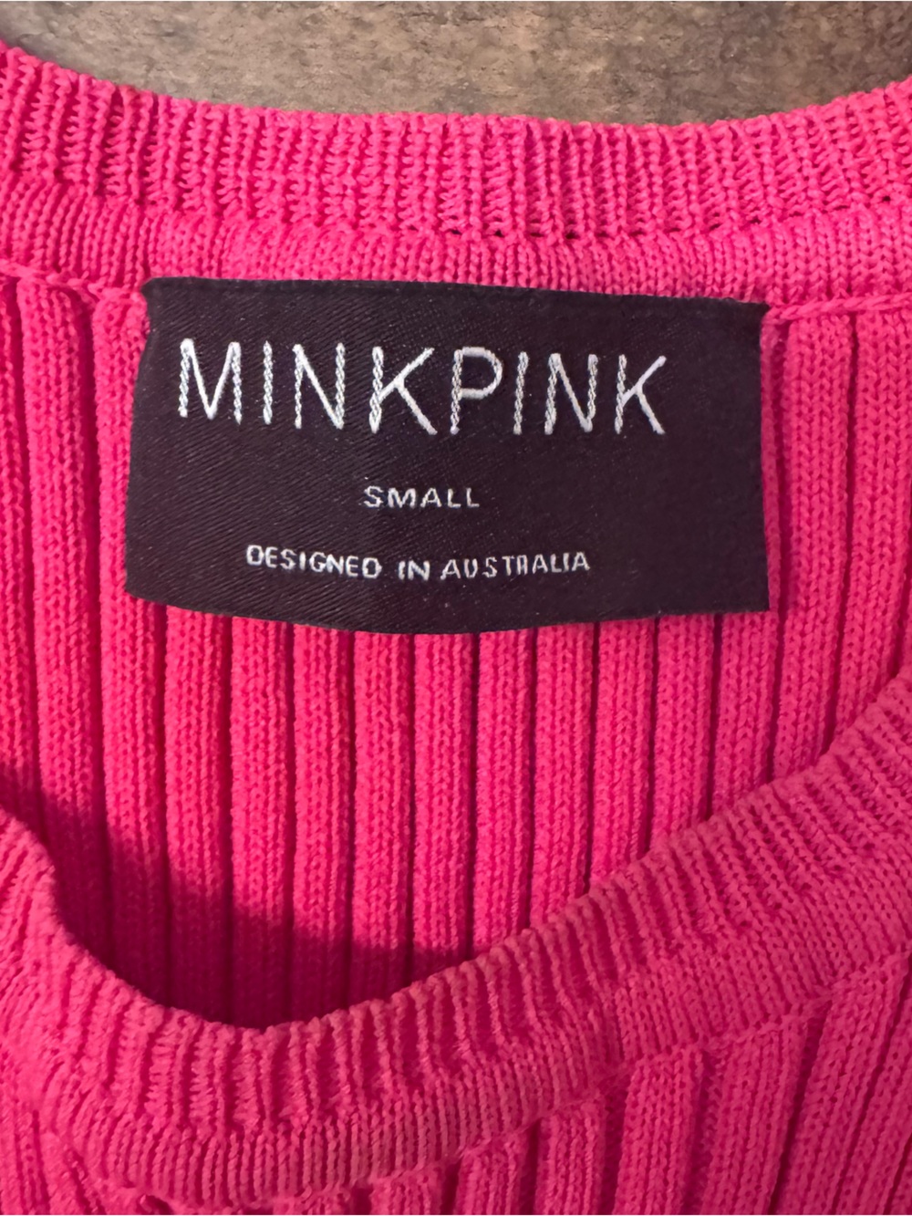 MINKPINK Revolve Colorblock Rib-Knit Mini Dress - Picture 5 of 5